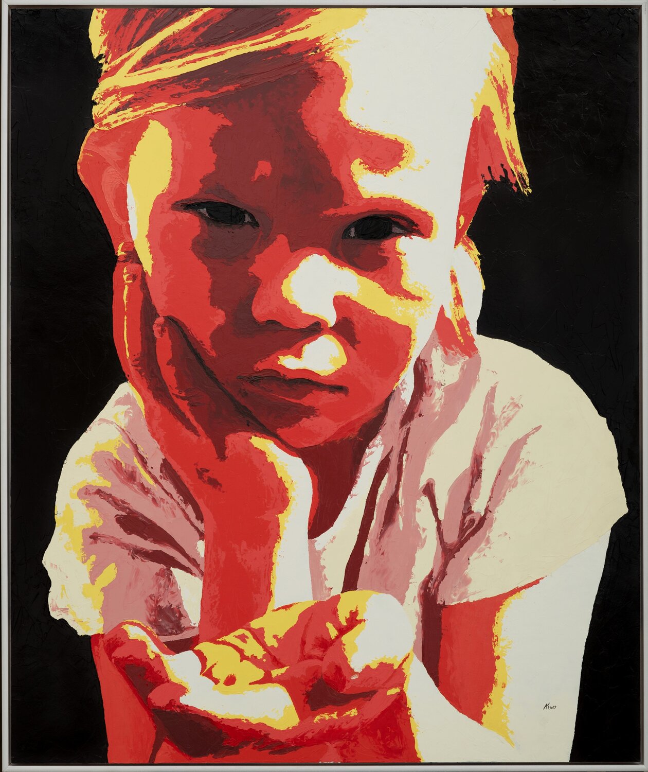 Ihr seid geizig! Annika Korbitsch Original painting for sale