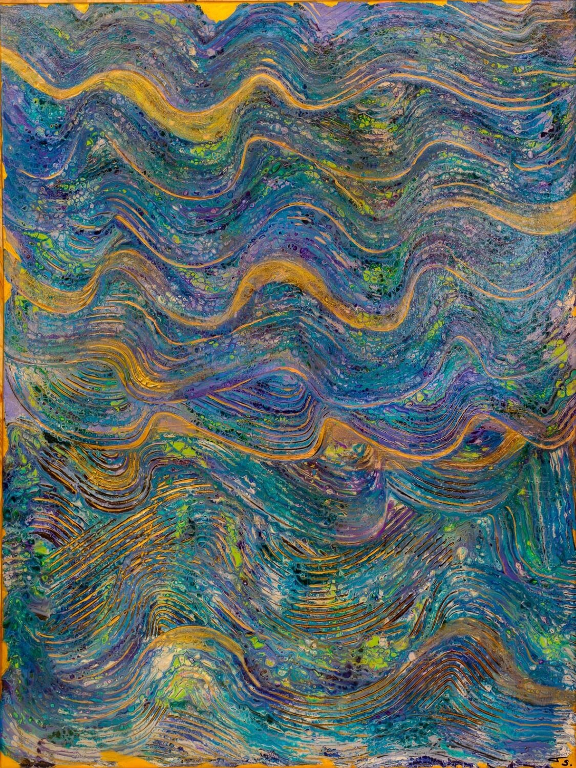 un souffle antique SUZY PAYSAN Original painting for sale