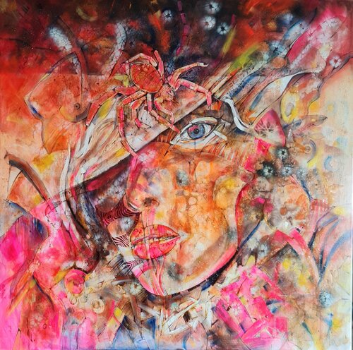 SPIDER BITE by cyril CICHY, Painting for Sale on Select
