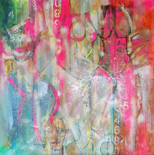 TRIPLET by cyril CICHY, Painting for Sale on Select