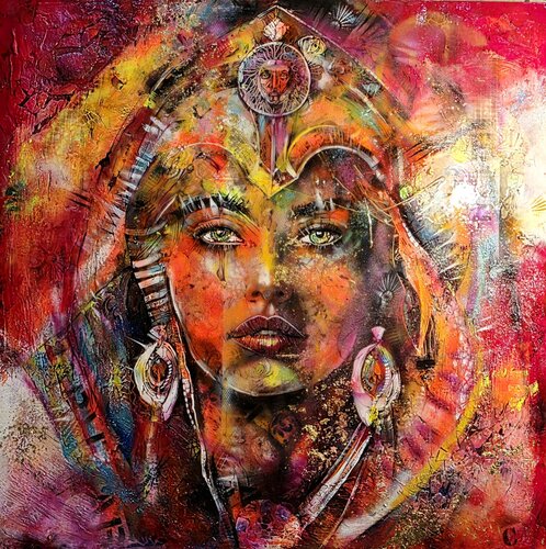 GUARDIAN OF THE ETERNAL CROWN by cyril CICHY, Painting for Sale on Select