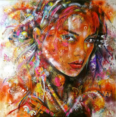 SAVAGE BEAUTY by cyril CICHY, Painting for Sale on Select