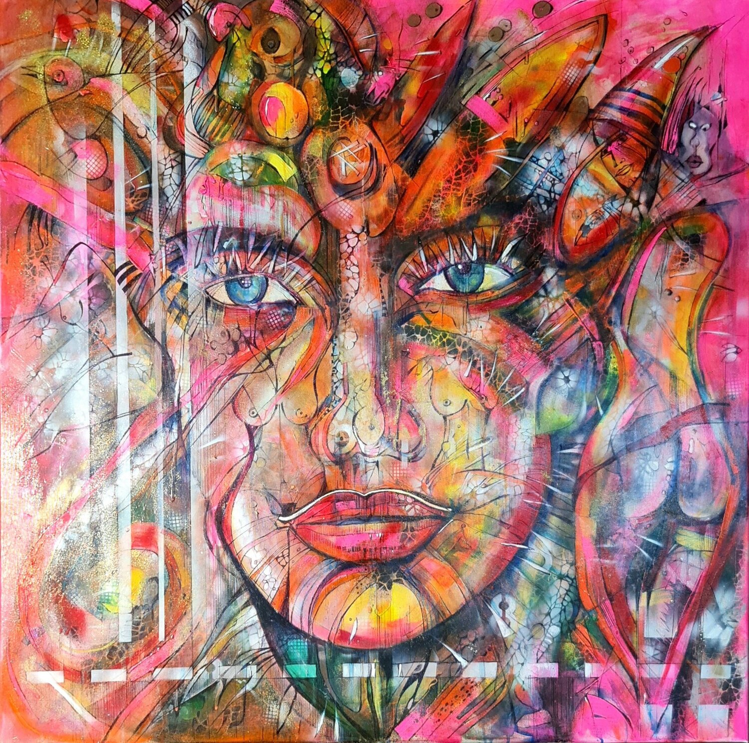 SIZYFOS cyril CICHY Original painting for sale
