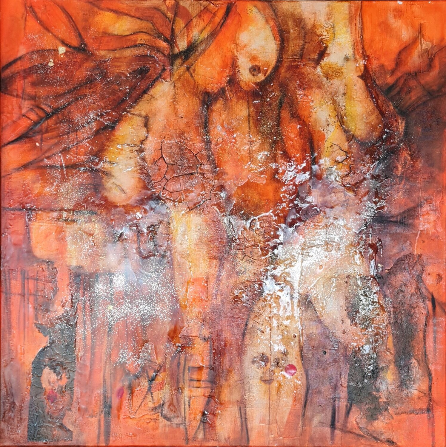 ARCHETYPE  layers of being cyril CICHY Original painting for sale