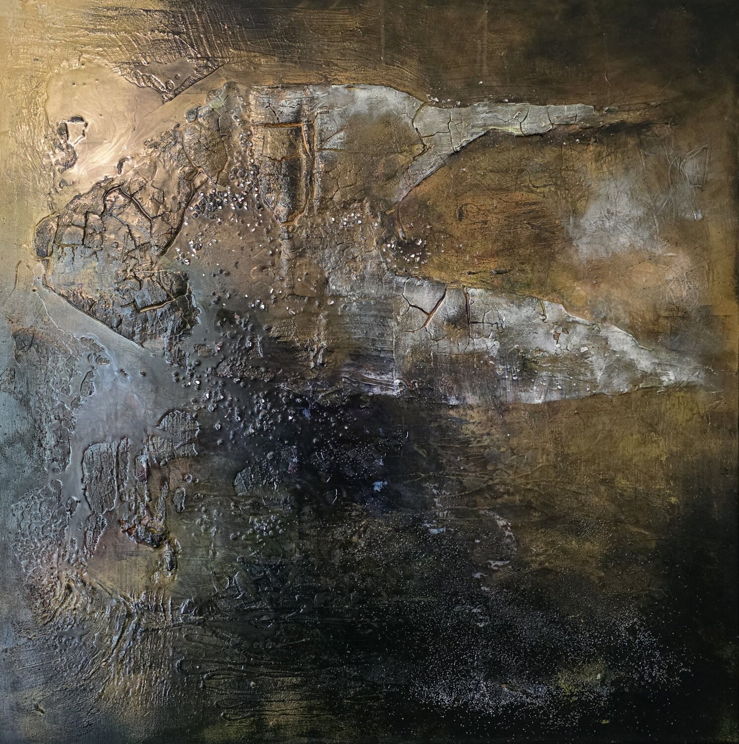 MEMORY OF MATTER cyril CICHY Original painting for sale
