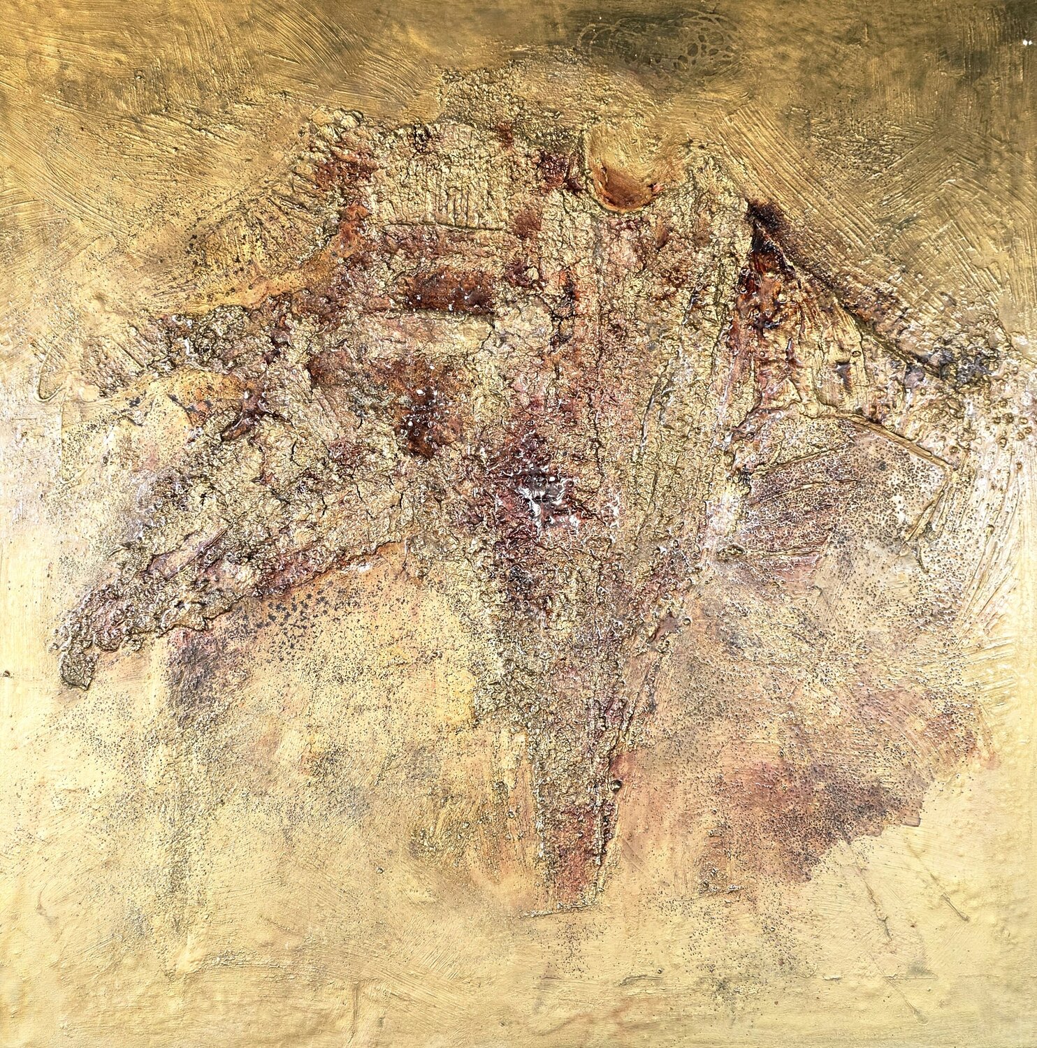 AUREA RELICTA - The Noble Residue of Time cyril CICHY Original painting for sale