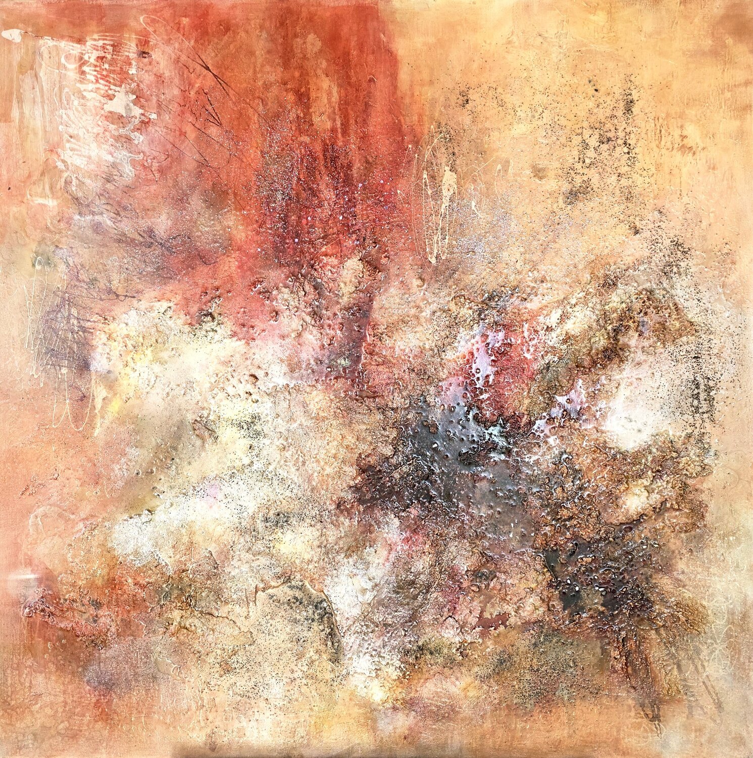SCORCHED GENESIS cyril CICHY Original painting for sale