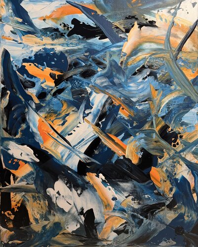 Restbewegung by Anne Lilly Lippek, Painting for Sale on Select