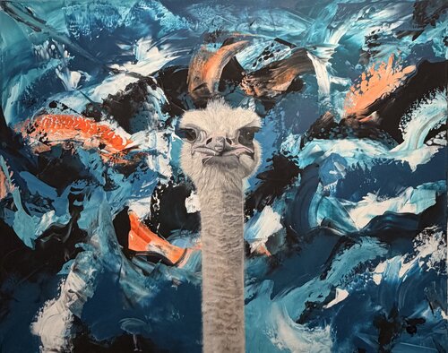 Stiller Beobachter I by Anne Lilly Lippek, Painting for Sale on Select