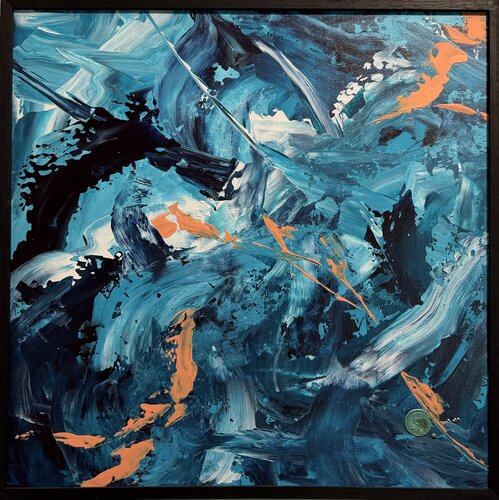 Resonanzfeld by Anne Lilly Lippek, Painting for Sale on Select