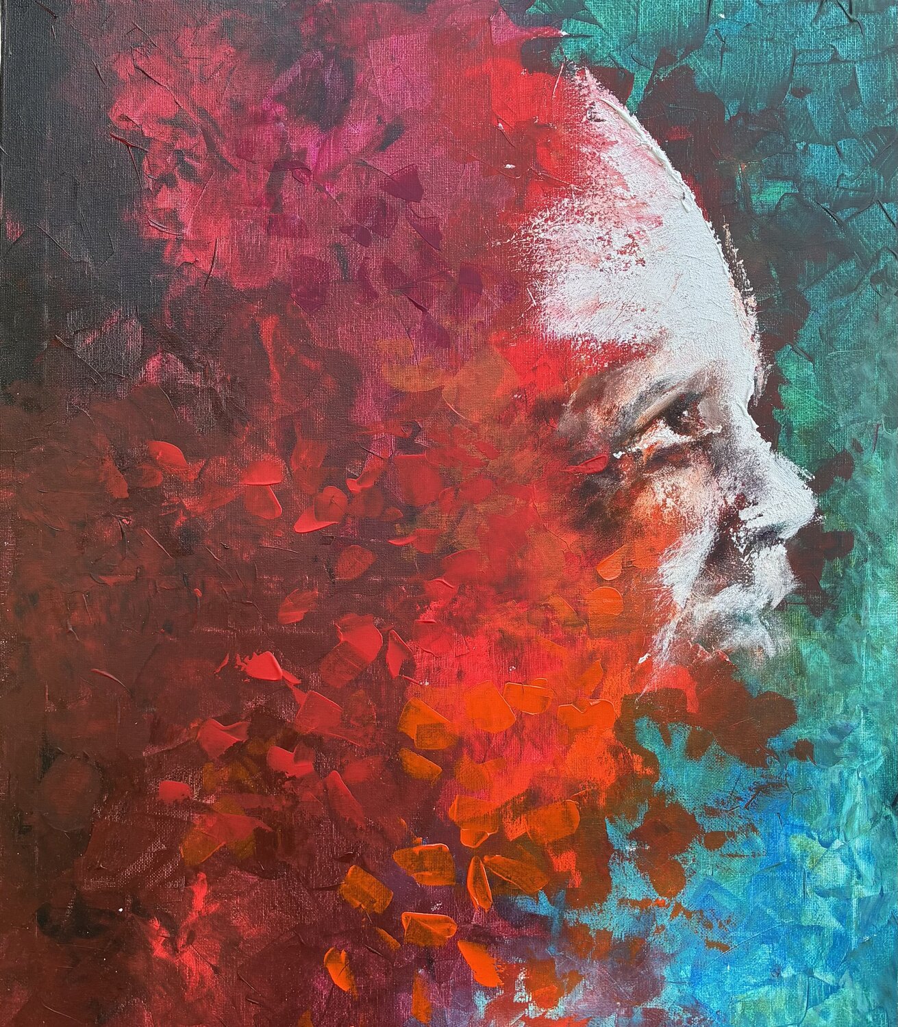 Attraverso il buio Alessandro Badii Original painting for sale