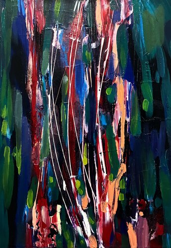 Susurro habitado by Islandy León Aguila, Painting for Sale on Select