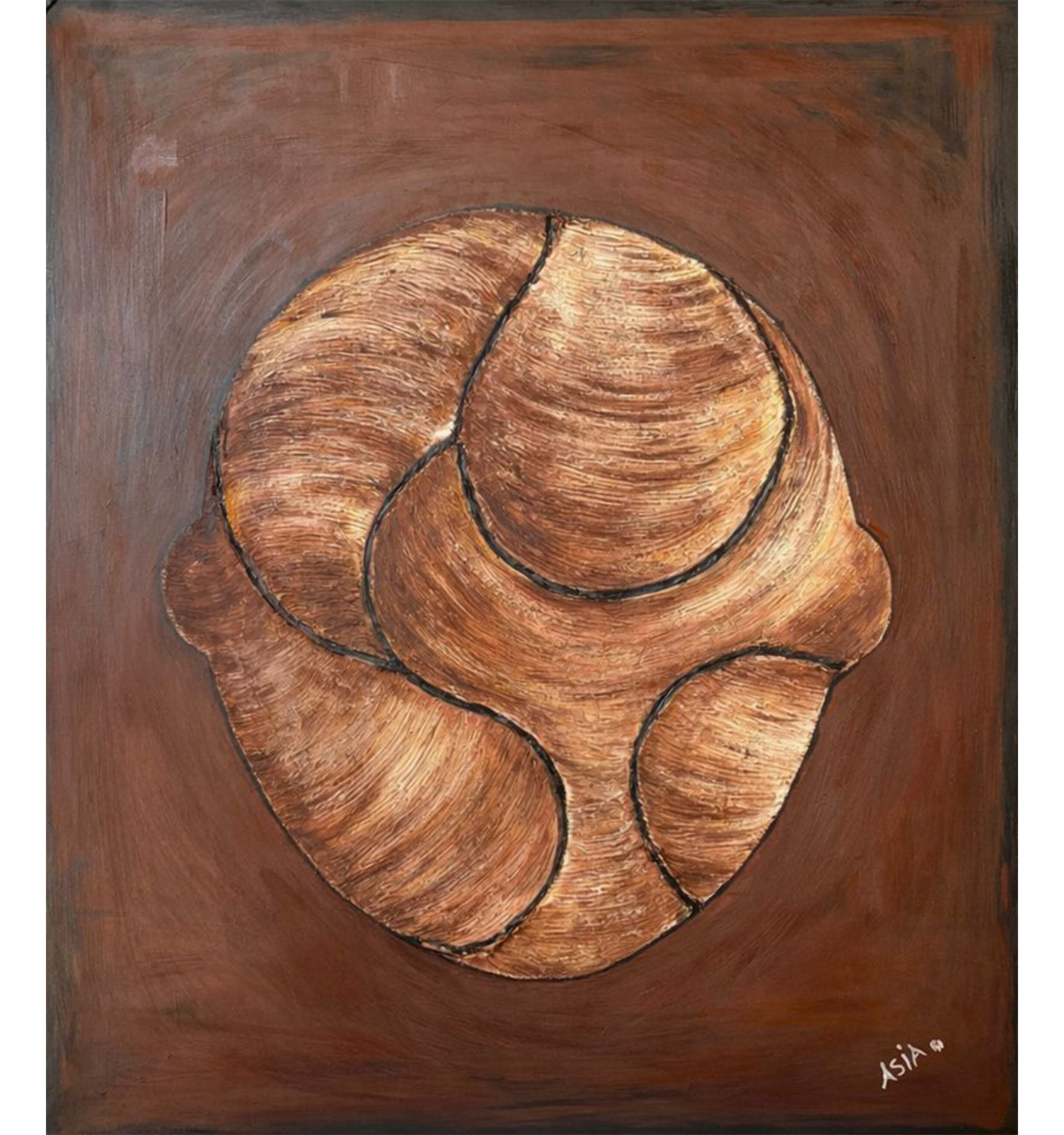 Cuore della Terra Joanna Bońkowska Original painting for sale