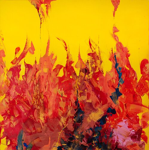 July by Natalia Shutiak, Painting for Sale on Select