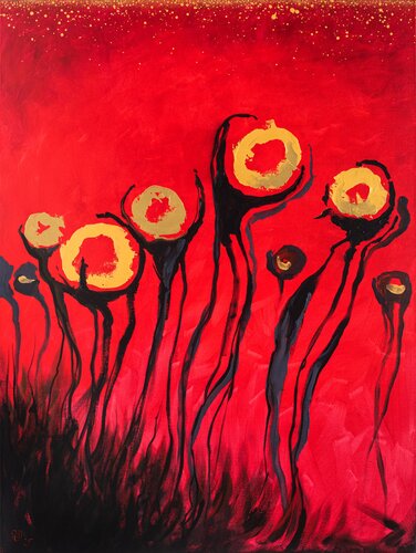 Aborted Souls by Natalia Shutiak, Painting for Sale on Select