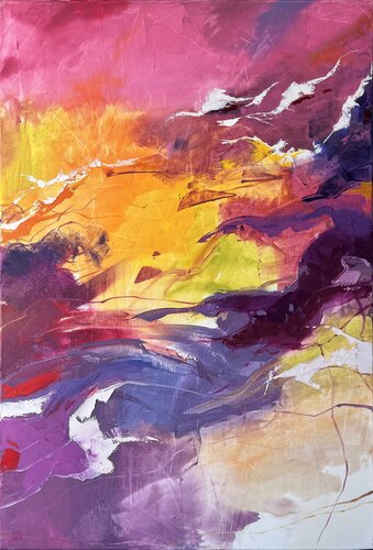 Pulsation of Arousal by Natalia Shutiak, Painting for Sale on Select