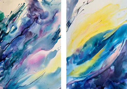 Weightless by Natalia Shutiak, Painting for Sale on Select