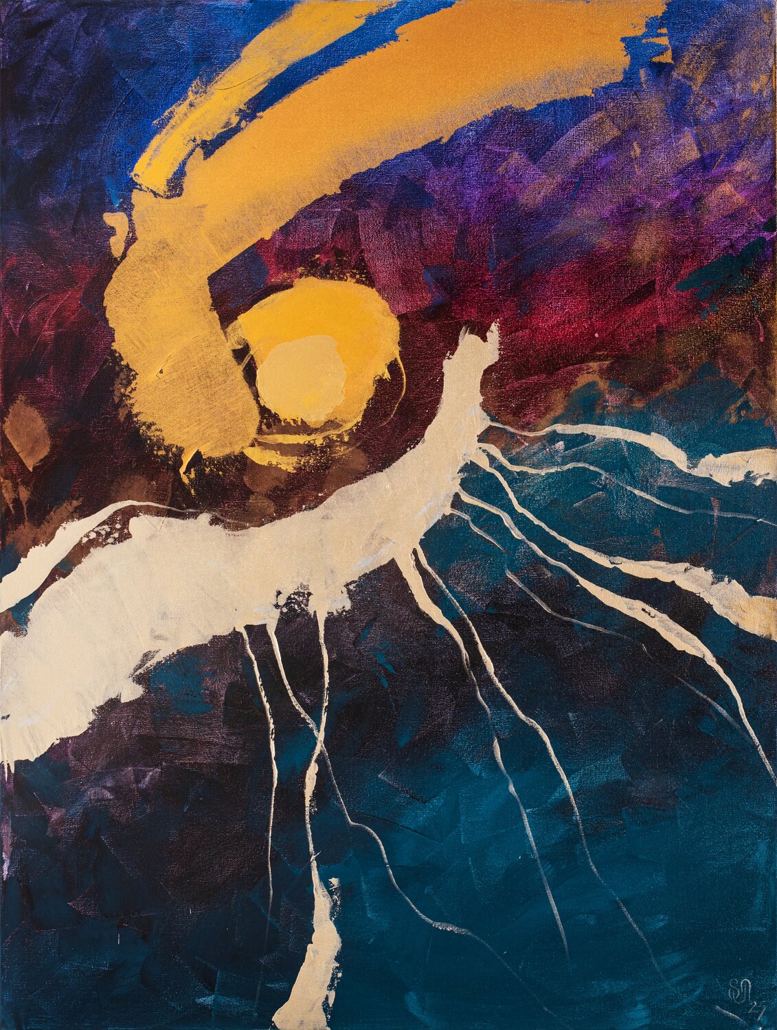 Where It Begins Natalia Shutiak Original painting for sale