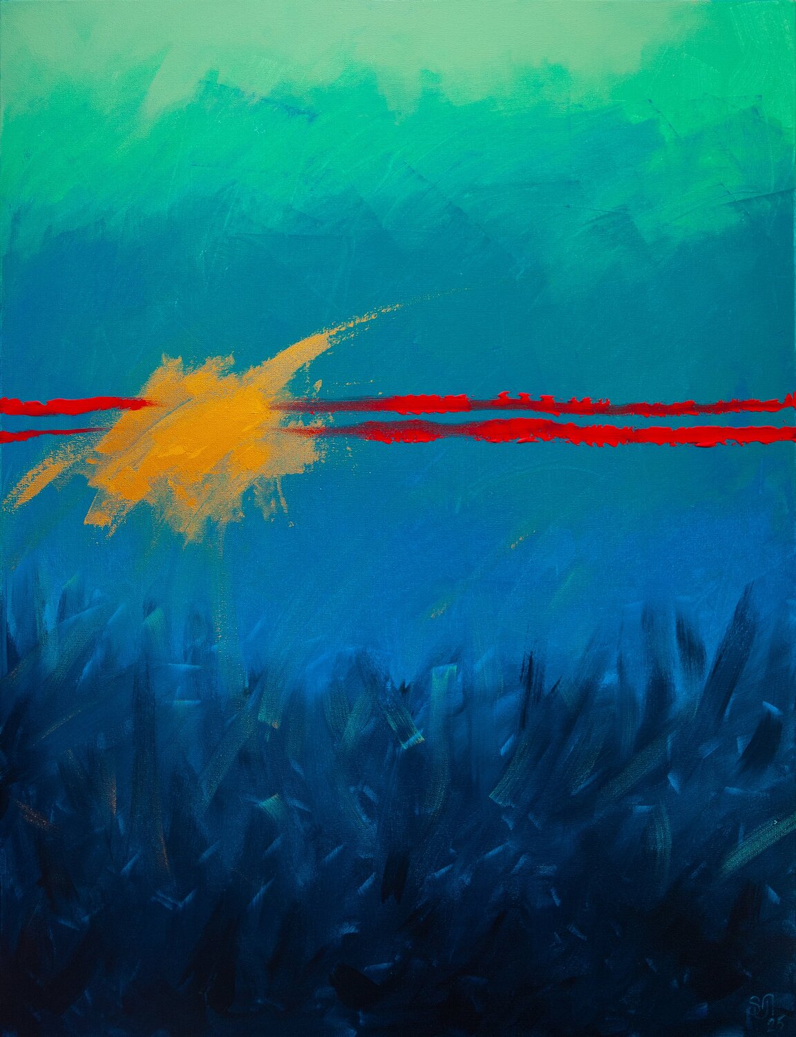 Tension Line Natalia Shutiak Original painting for sale