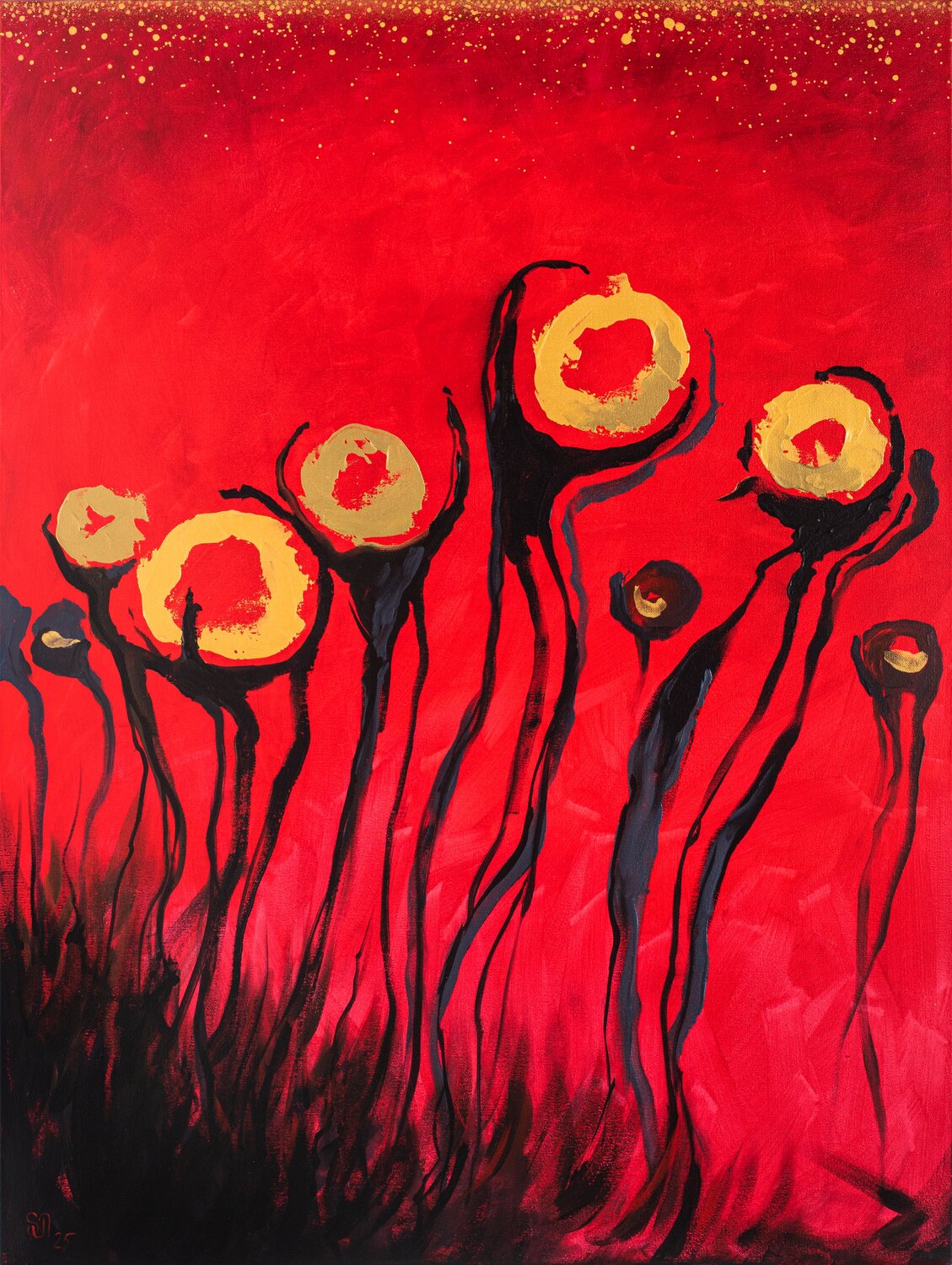Aborted Souls Natalia Shutiak Original painting for sale