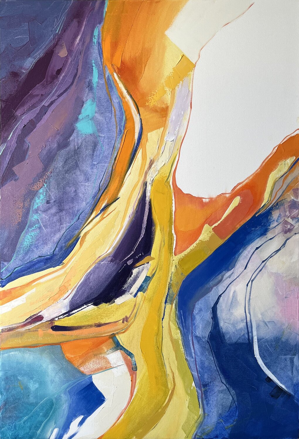 Crossing Beyond Natalia Shutiak Original painting for sale