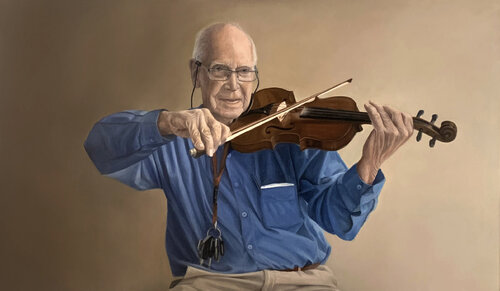 music knows no age by marjon van Boeckel, Painting for Sale on Select