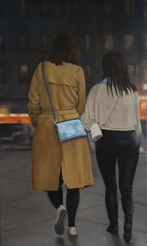 Friends by marjon van Boeckel, Painting for Sale on Select