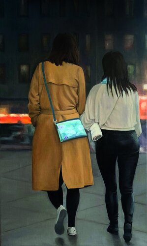 Friends by marjon van Boeckel, Painting for Sale on Select