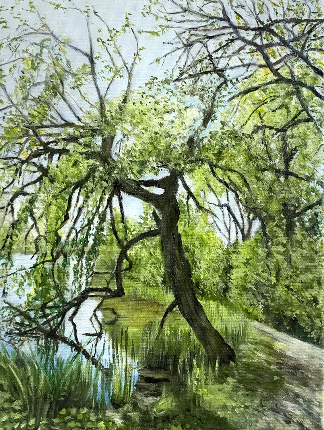 The Willow II marjon van Boeckel Originalgemälde zu verkaufen