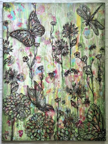 Sommer im Garten by Lena Luzius, Painting for Sale on Select