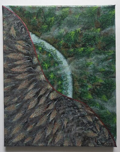 Übergang by Lena Luzius, Painting for Sale on Select
