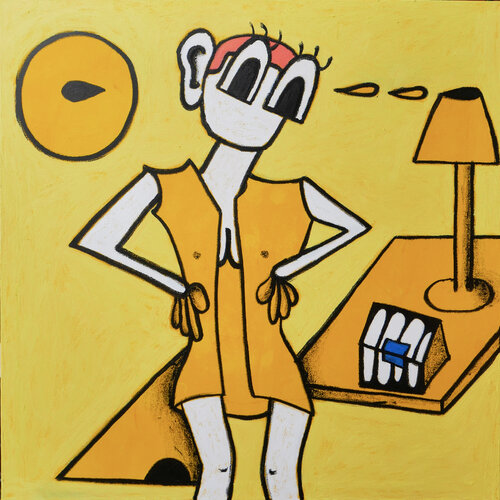 I lost my tongue by AJ Smith, Painting for Sale on Select