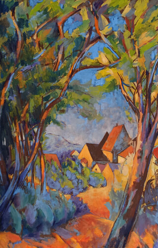 Lupburg - von der Kramerlippödung by Florian Weiss, Painting for Sale on Select