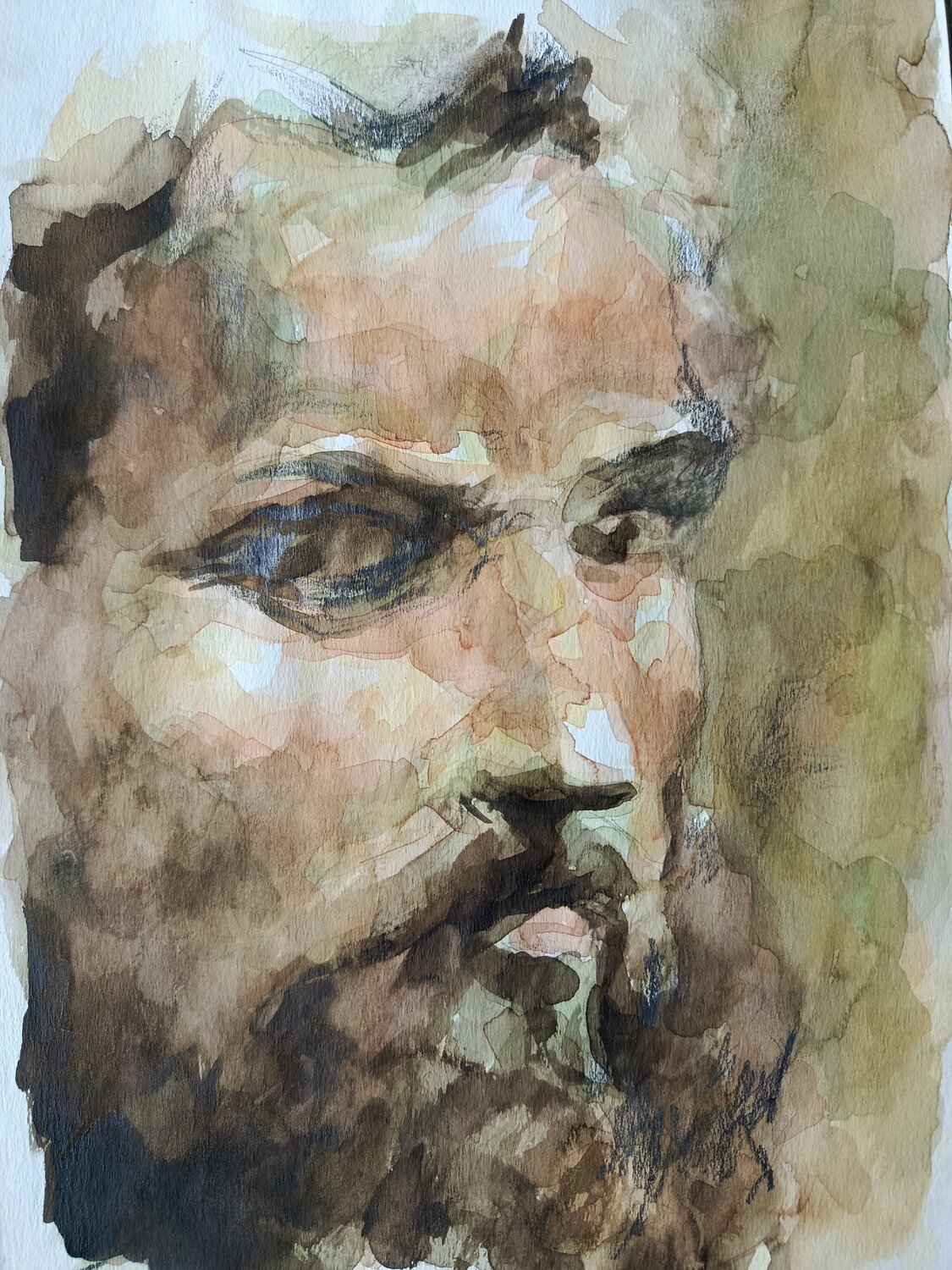 Portrait Xaver Lorenz Florian Weiss Original painting for sale