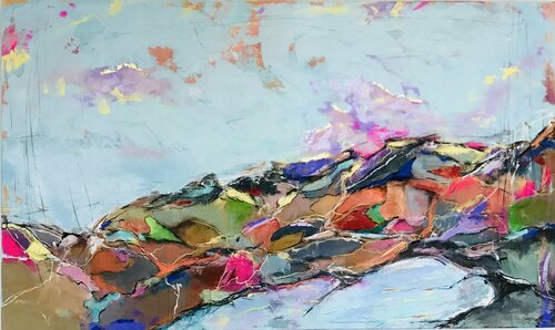 Charming reminiscence of scented fragments by Ellie Lasthiotaki, Painting for Sale on Select