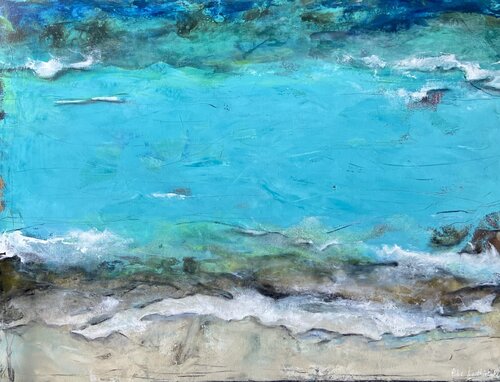 What the sea carries by Ellie Lasthiotaki, Painting for Sale on Select