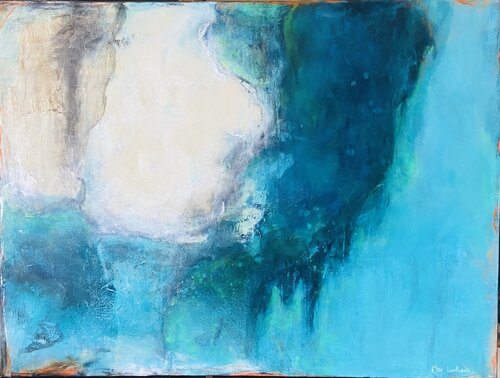 Salt and SIlence by Ellie Lasthiotaki, Painting for Sale on Select