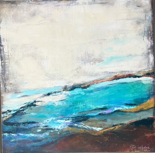 Between here and there by Ellie Lasthiotaki, Painting for Sale on Select