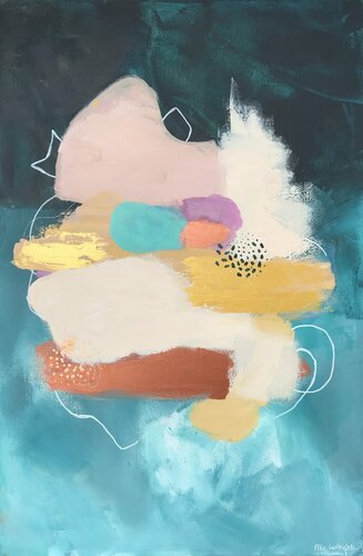 Deep kiss by Ellie Lasthiotaki, Painting for Sale on Select