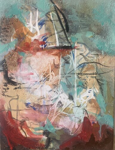 Geografía del impulso by Mariana Pereira, Painting for Sale on Select