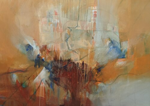 Donde nace tu propia luz by Mariana Pereira, Painting for Sale on Select