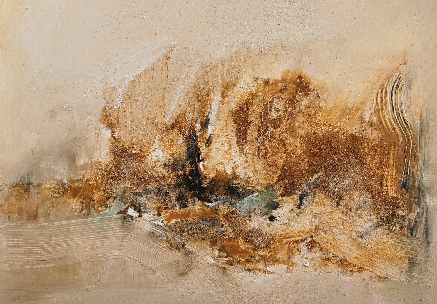 Tú pulso en la tierra Mariana Pereira Original painting for sale
