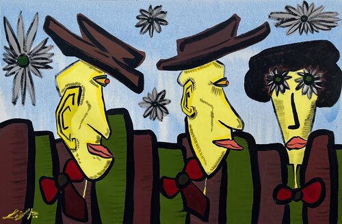 SON-FLOWER ( Petals To Dust Collection ) by Liban Finser, Painting for Sale on Select