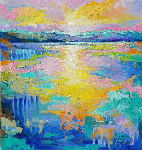 Evening symphony by Viktoria Lapteva, Painting for Sale on Select