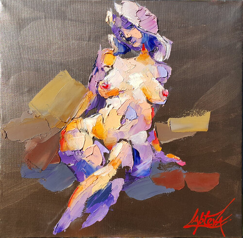 Women's grace by Viktoria Lapteva, Painting for Sale on Select