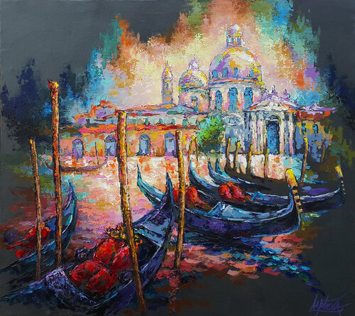 Magnificent Venice by Viktoria Lapteva, Painting for Sale on Select
