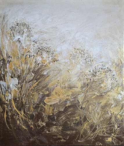 Summer Grasses by Viktoria Lapteva, Painting for Sale on Select