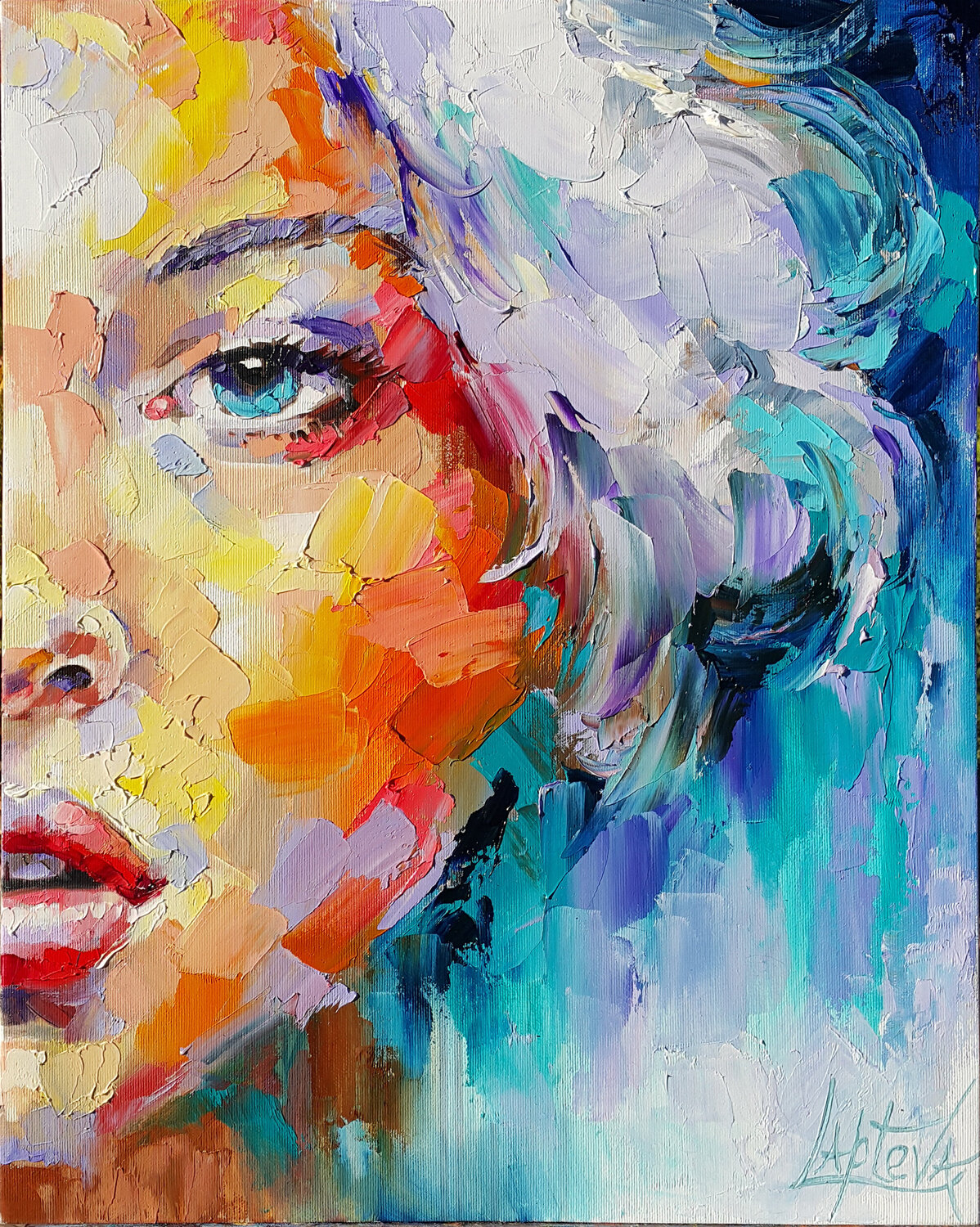 My better half Viktoria Lapteva Original painting for sale