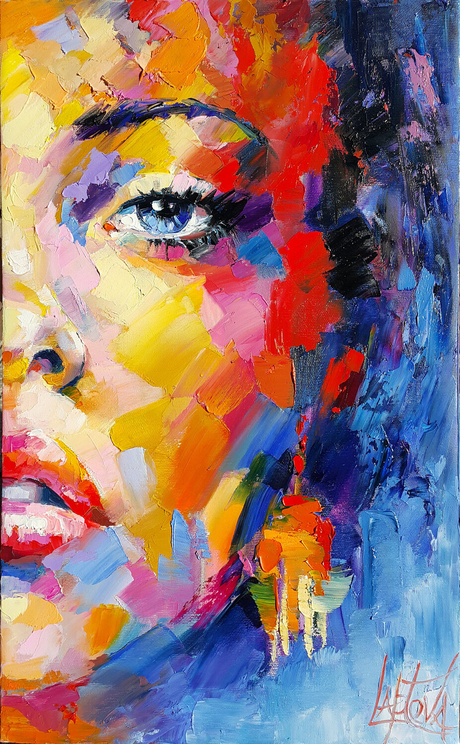 Women's secret Viktoria Lapteva Original painting for sale