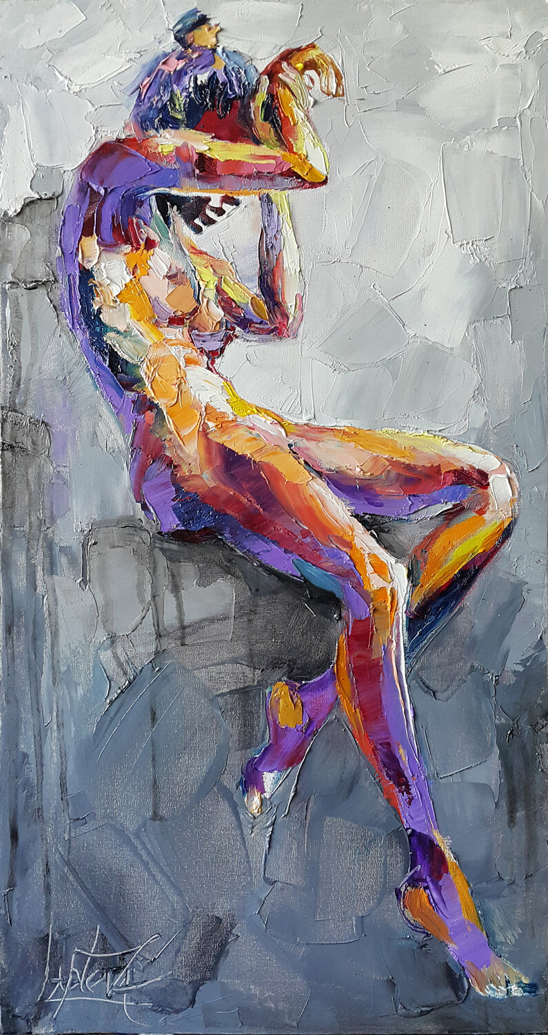 Rays of the morning sun Viktoria Lapteva Original painting for sale